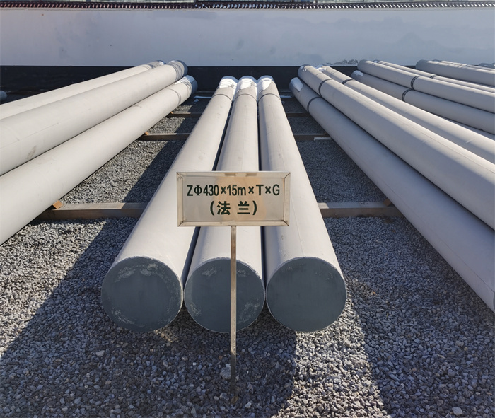 罗定430×15米×T×G砼电力电杆